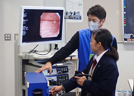 Endoscope operation experience